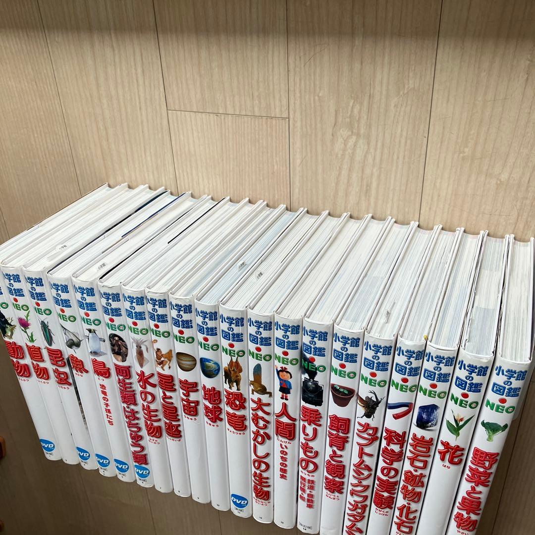 小学館の図鑑NEO 全巻20冊セット DVD付き