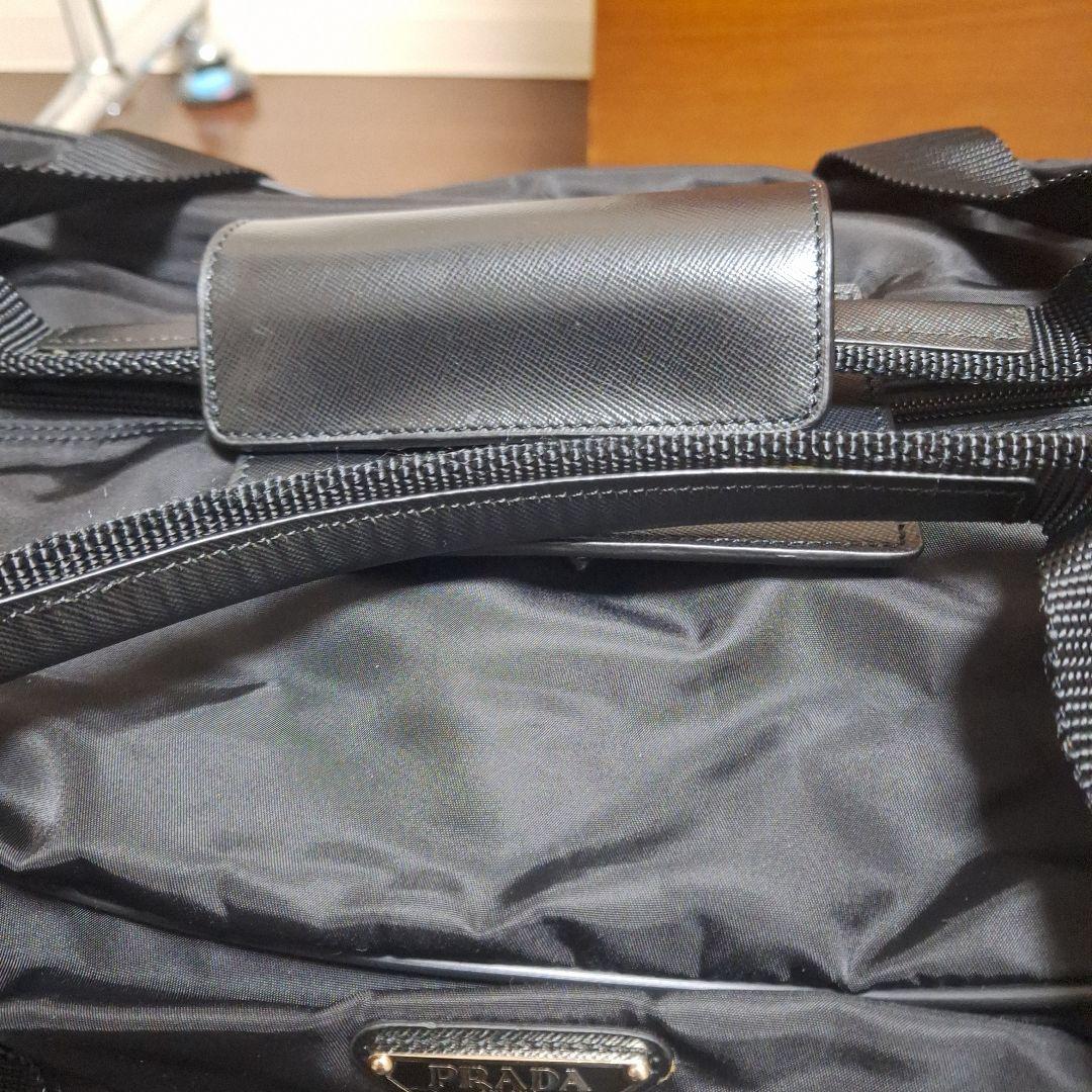 和人岸野　PRADA ボストンバッグ　黒