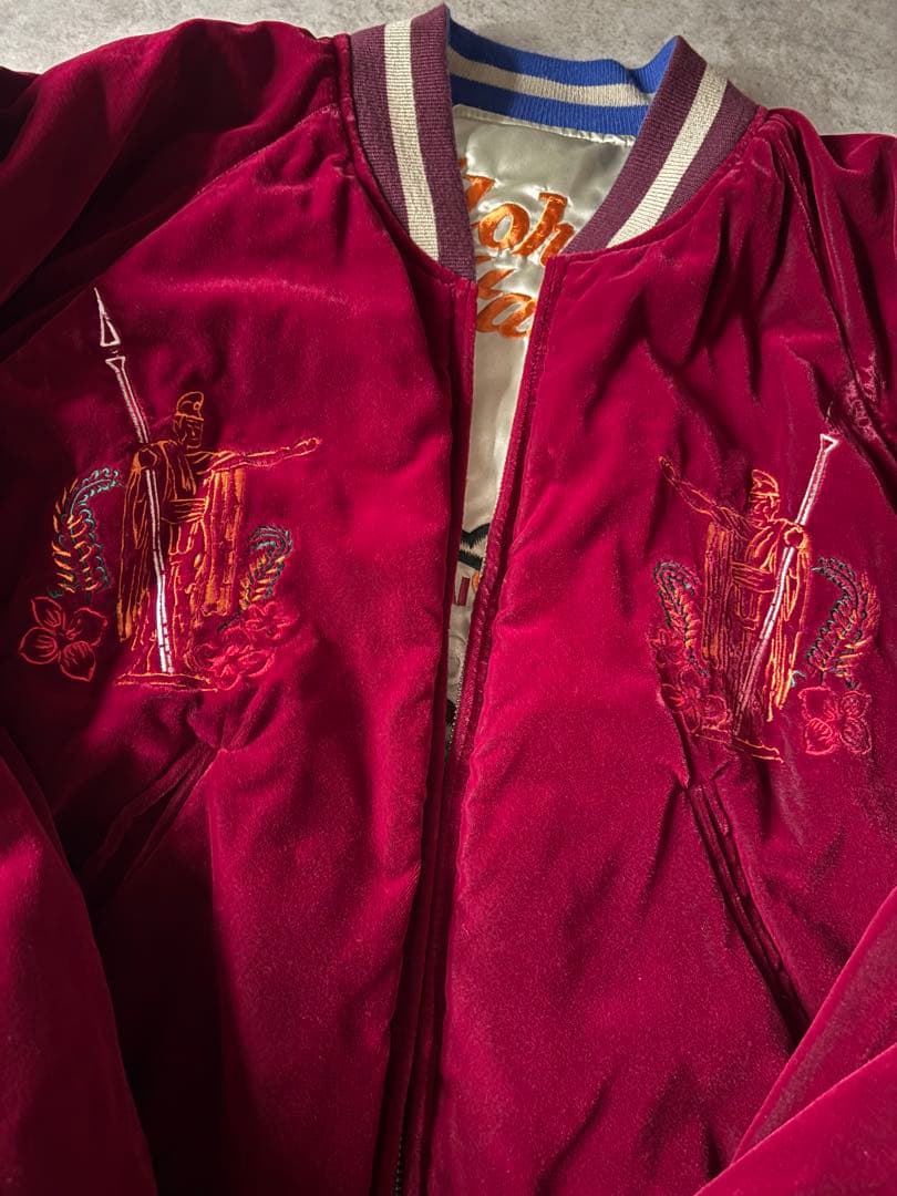 スカジャン リバーシブル ベロア