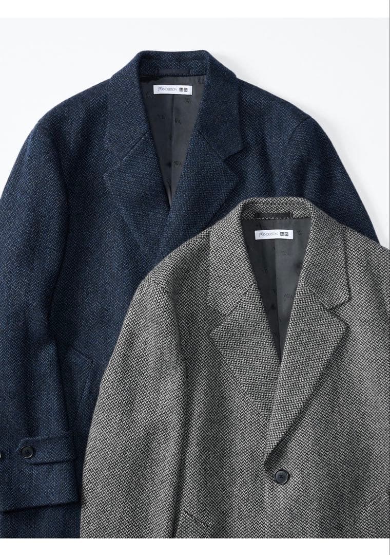 UNIQLO JWA チェスターコート M 68Blue