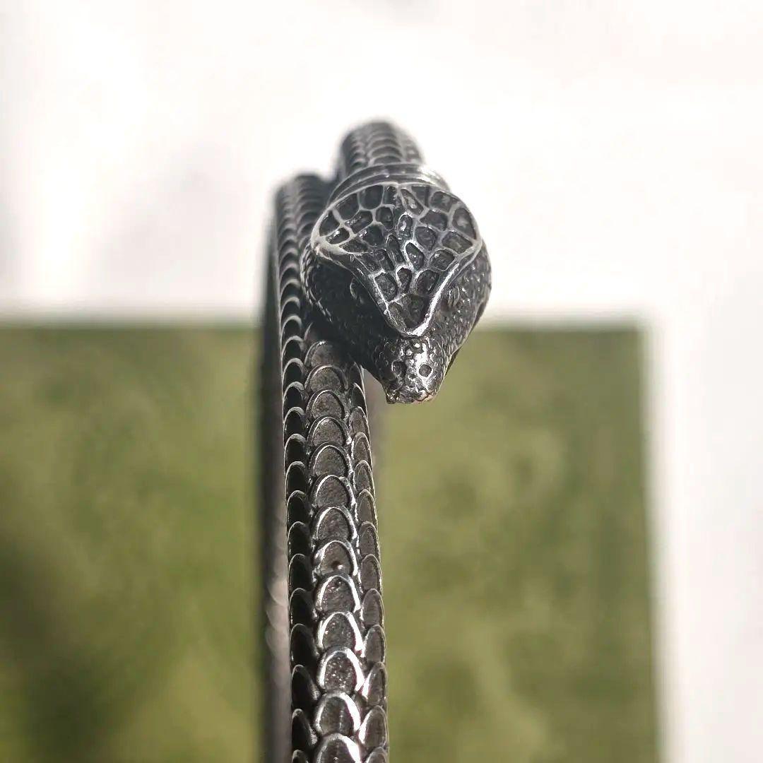 【希少】グッチ バングル ブレスレット メンズ ガーデン スネーク 18cm