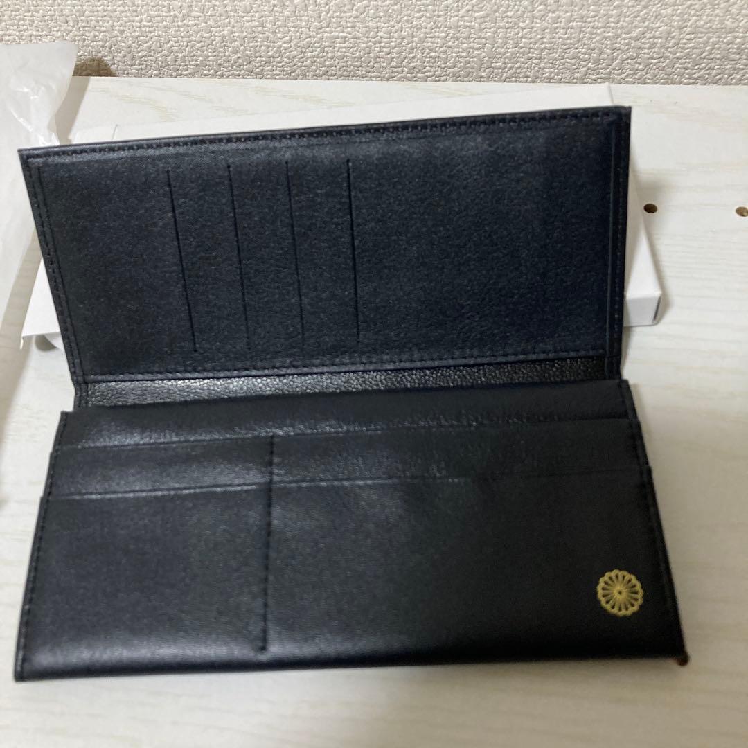 皇居 財布 ブラック