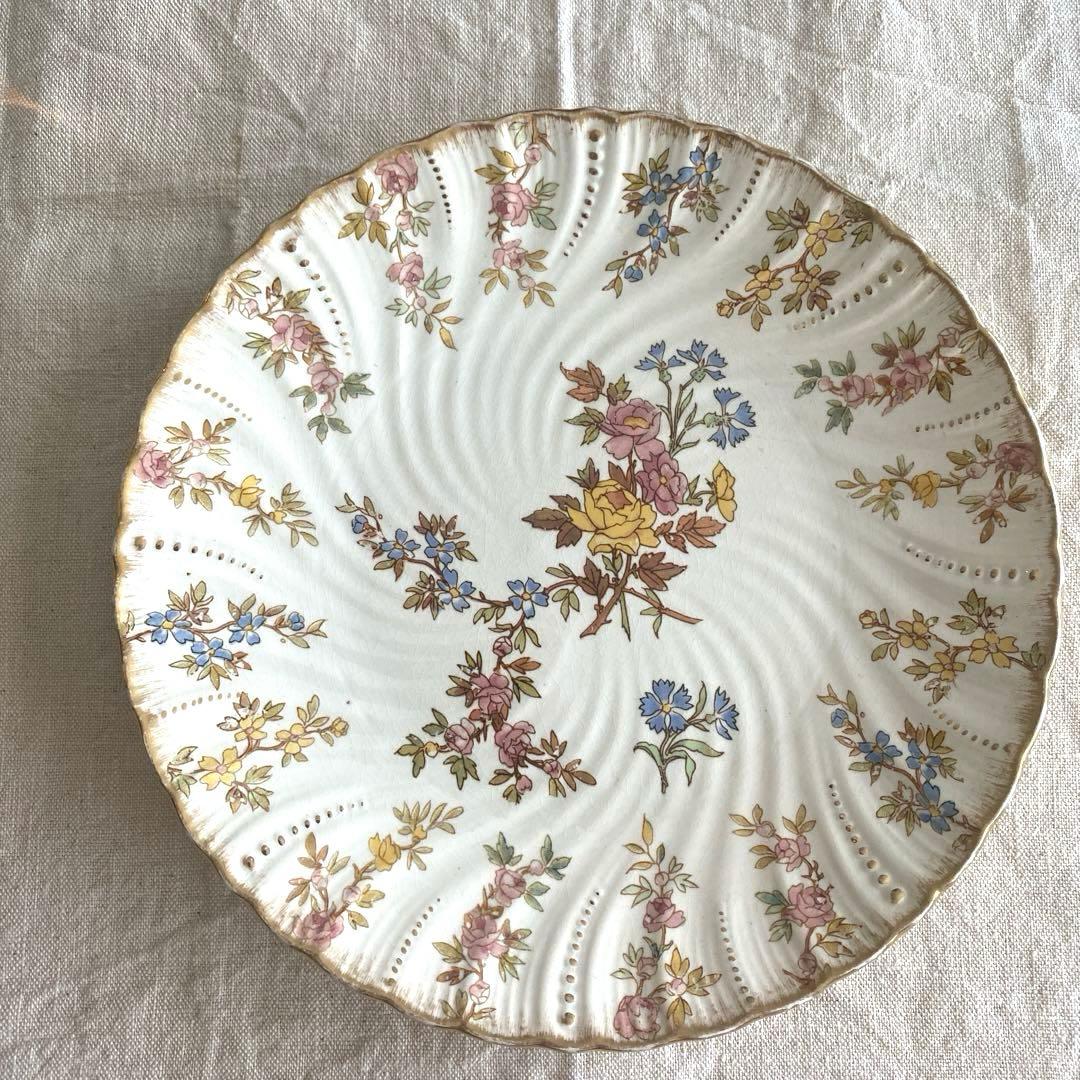 Sarreguemines　ルイ15世　プレート　フランスアンティーク【Ｆ】