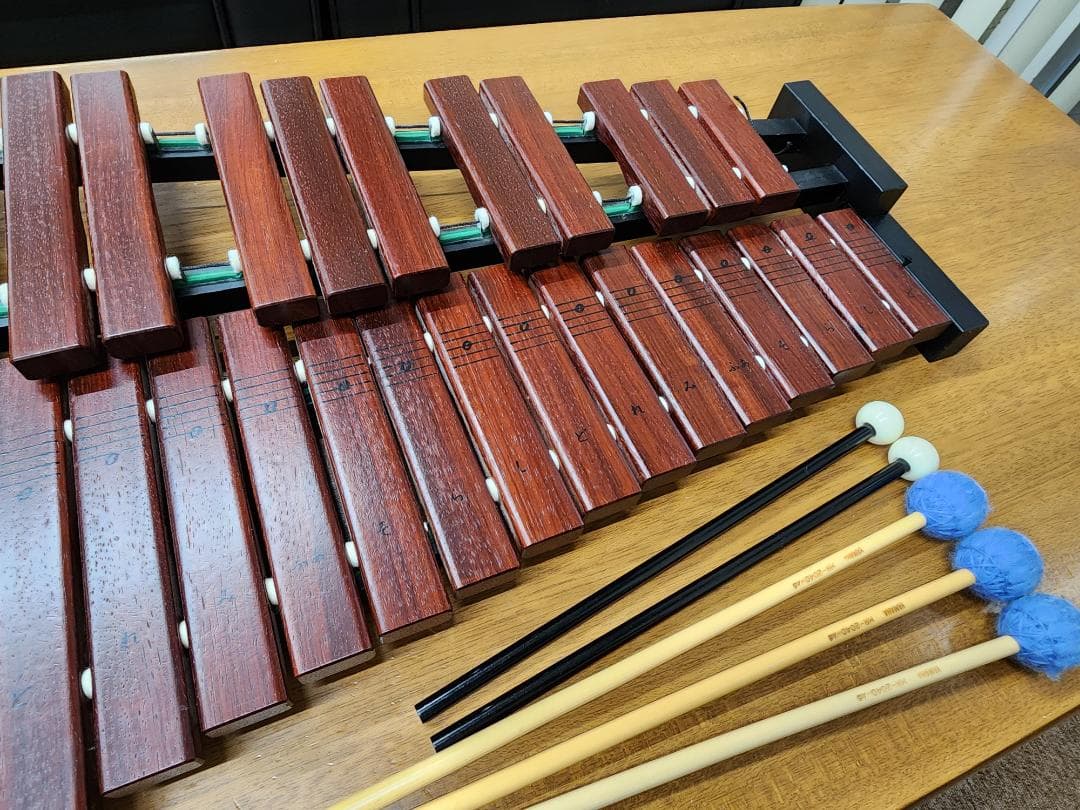 ヤマハ 木琴 TX-6 + ヤマハ マレットMR-2040 3本