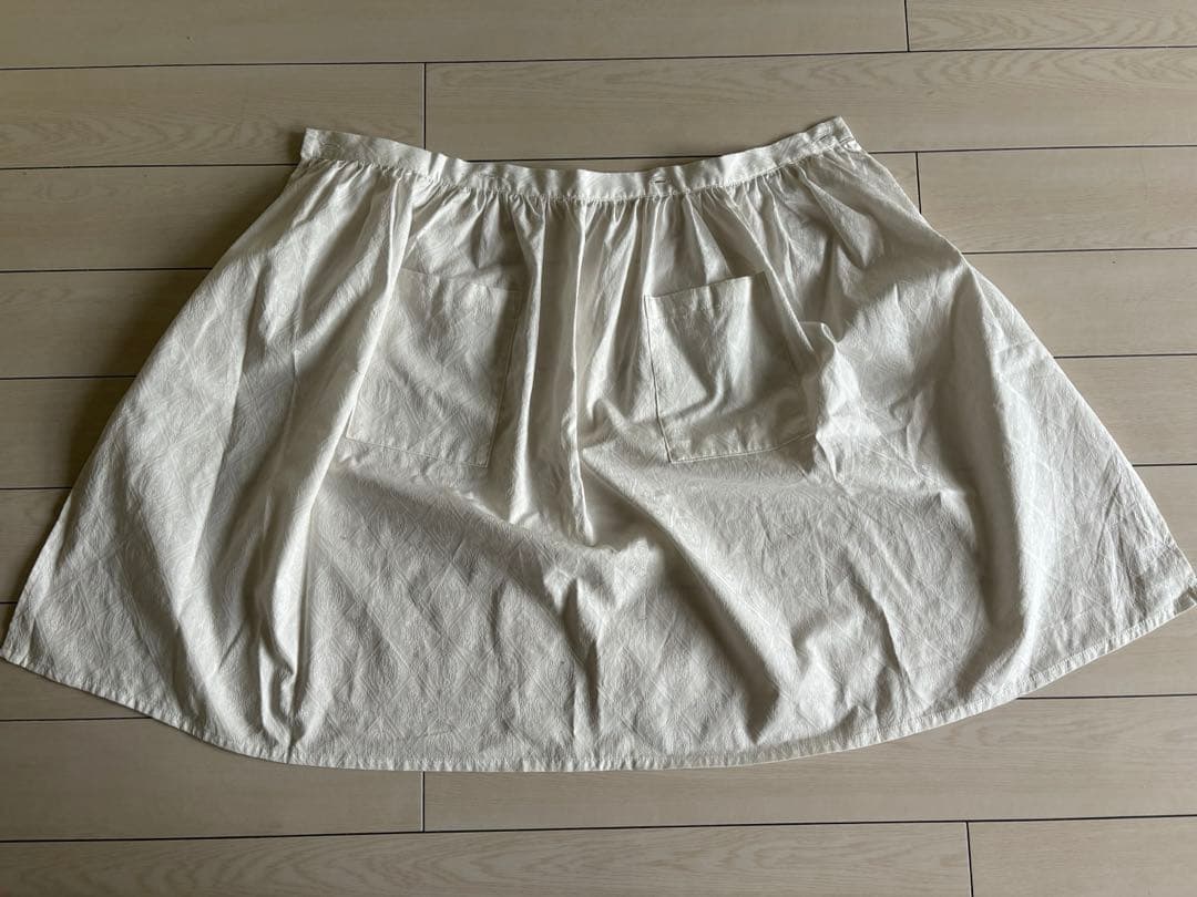 喫茶閃光×ONLY CHILD コラボエプロン　ホワイト コットン エプロン