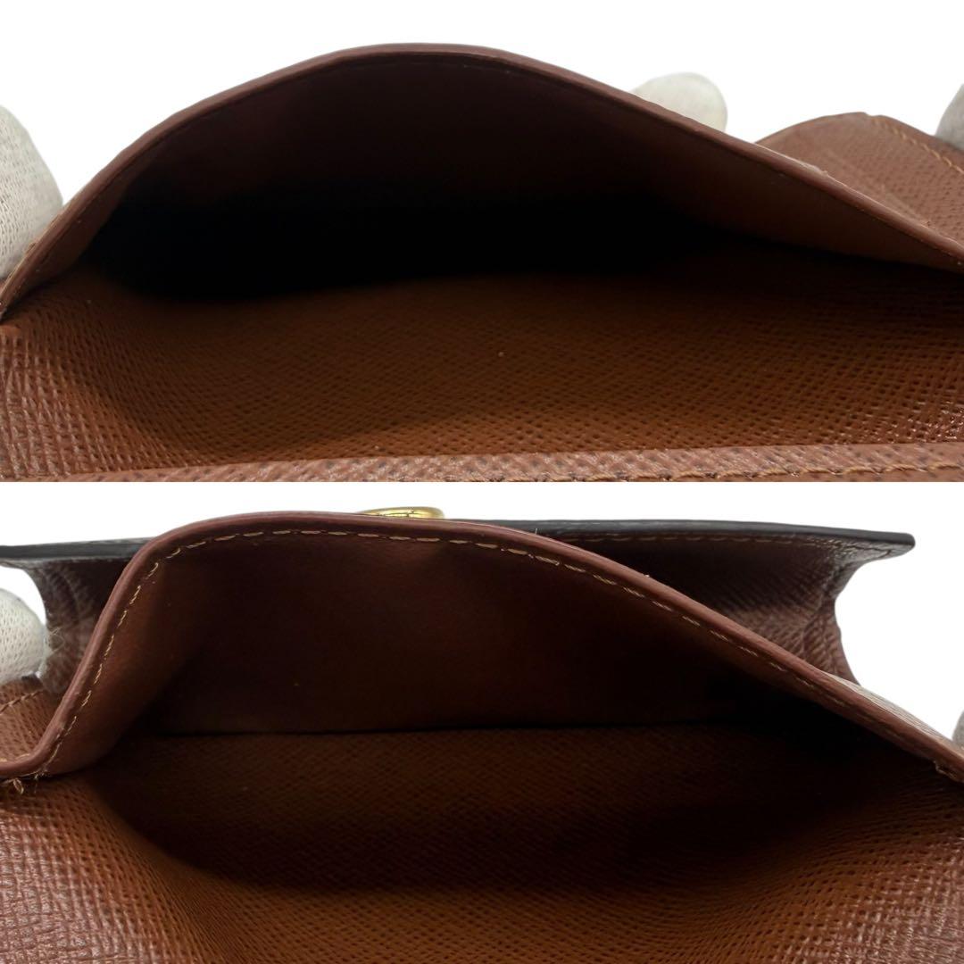 ルイヴィトン　ポルトフォイユ　ヴィクトリーヌ　モノグラム　ブラウン　三つ折り