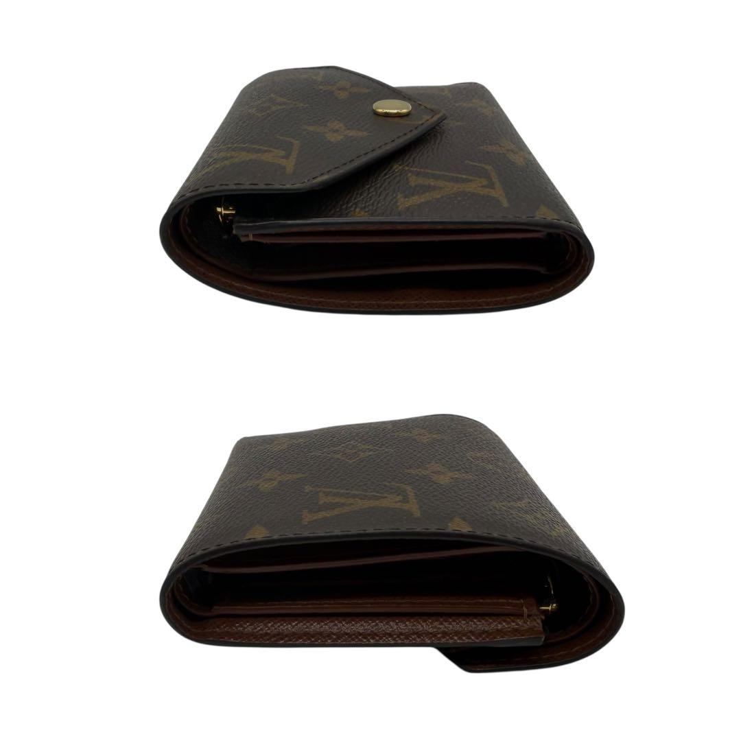 ルイヴィトン　ポルトフォイユ　ヴィクトリーヌ　モノグラム　ブラウン　三つ折り