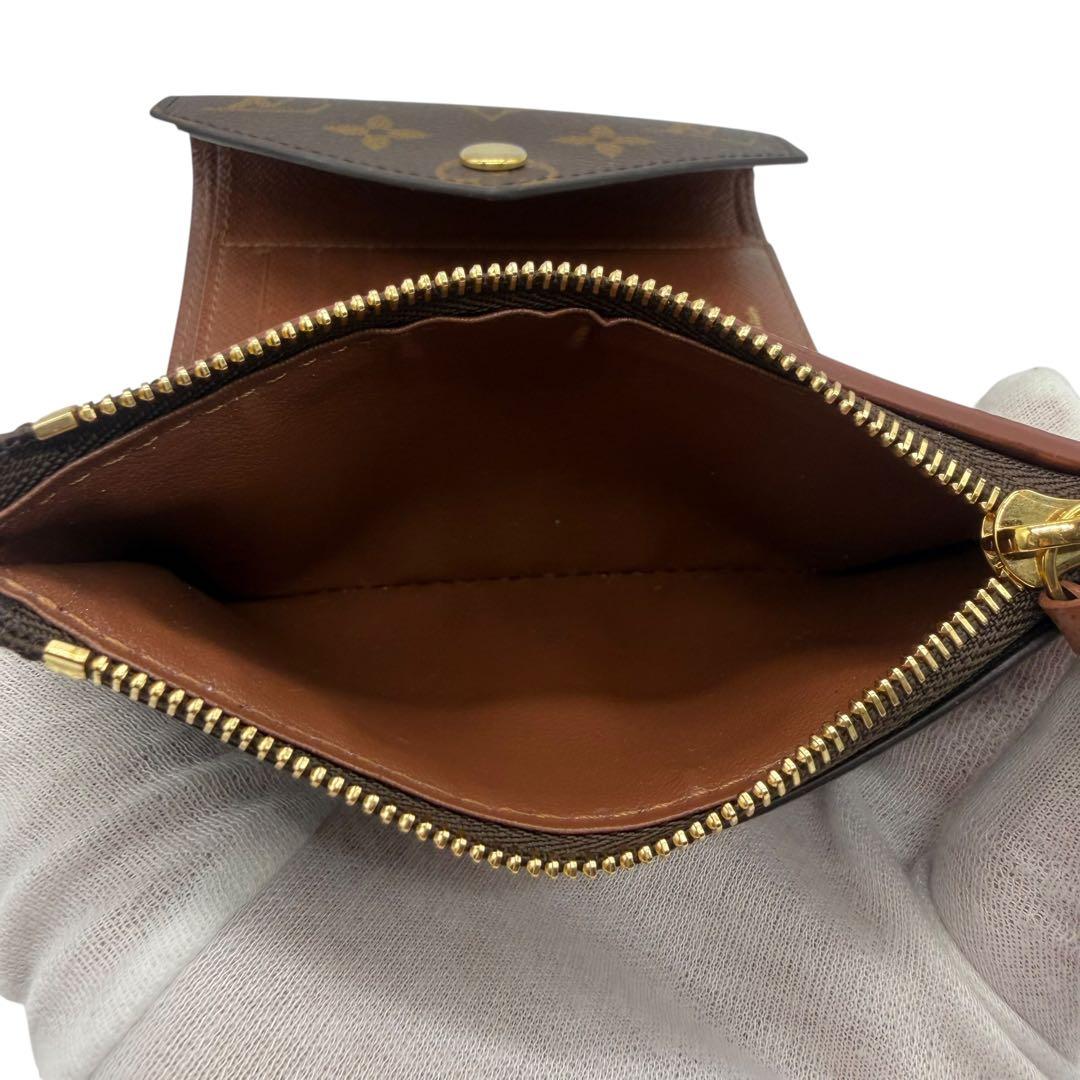 ルイヴィトン　ポルトフォイユ　ヴィクトリーヌ　モノグラム　ブラウン　三つ折り