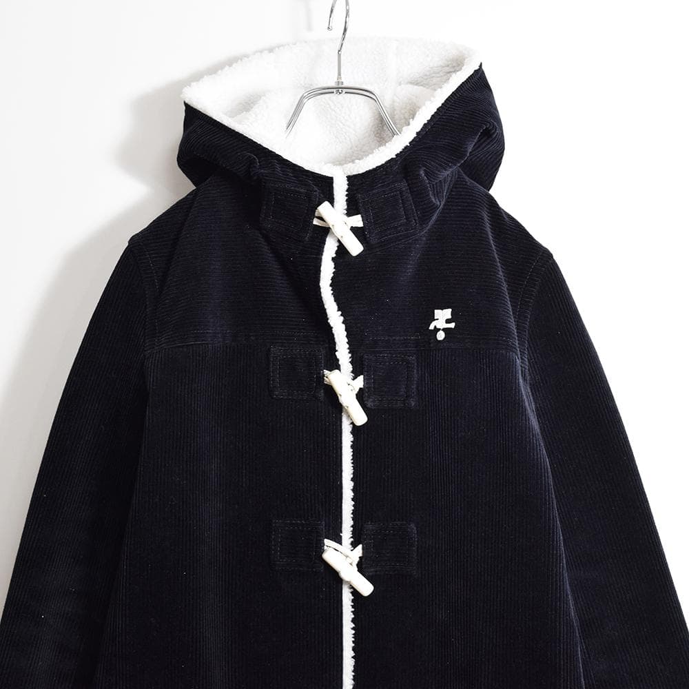 00s y2k クレージュ courreges コーデュロイ ダッフルコート 紺