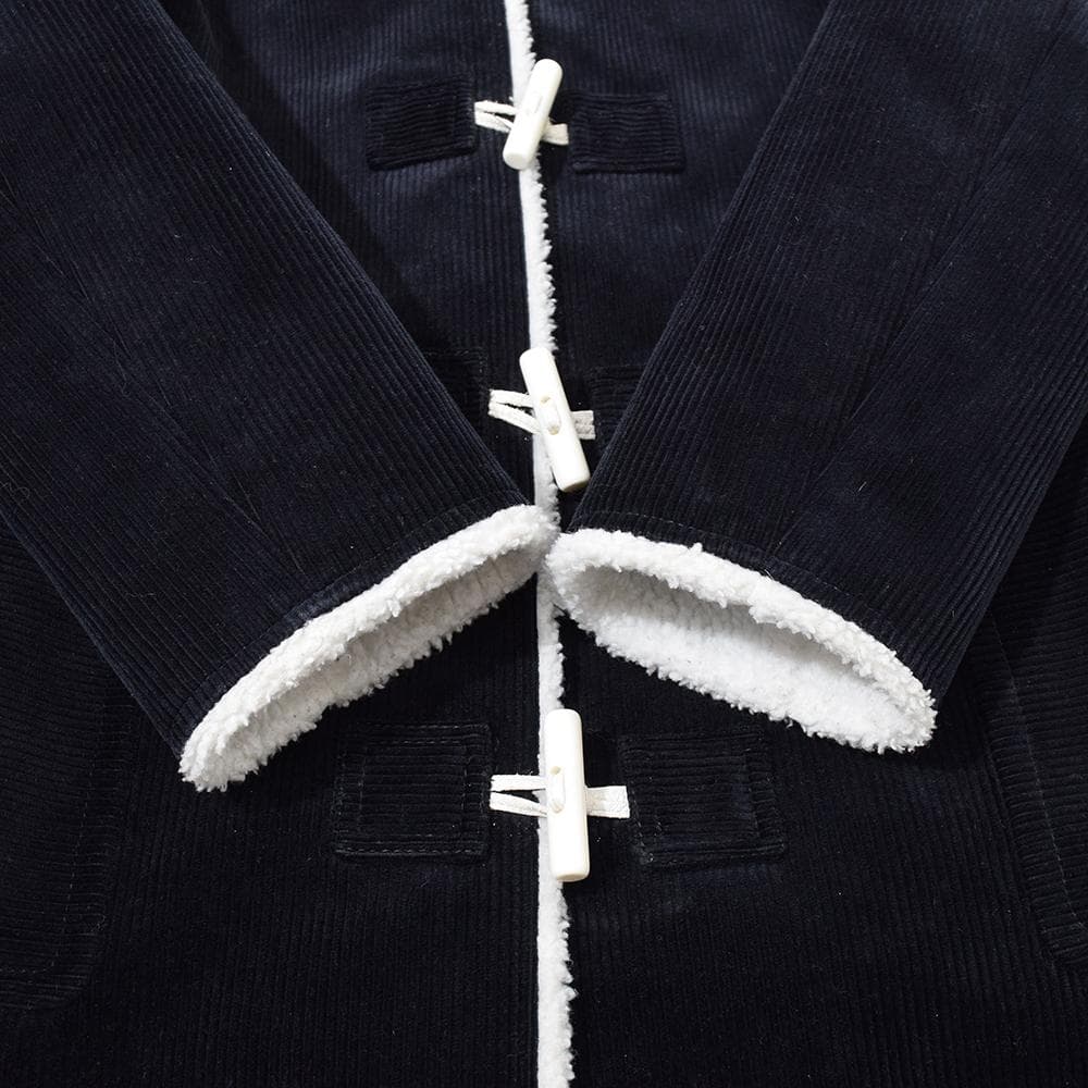 00s y2k クレージュ courreges コーデュロイ ダッフルコート 紺