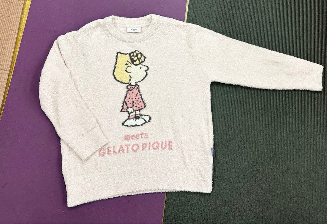 【ジェラートピケ】PEANUT ベビモコパジャマセット ピンク フリー