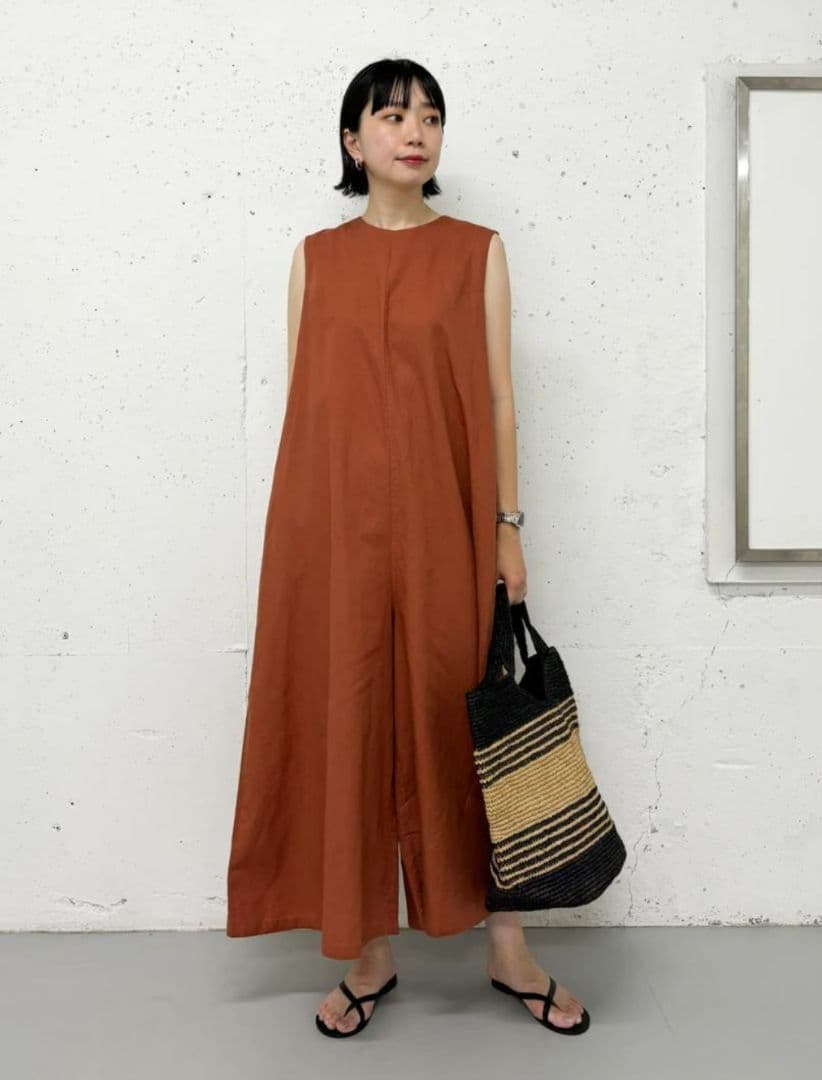 【used品】 かぐれ ワイドオールインワン&クロップドブラウス セットアップ