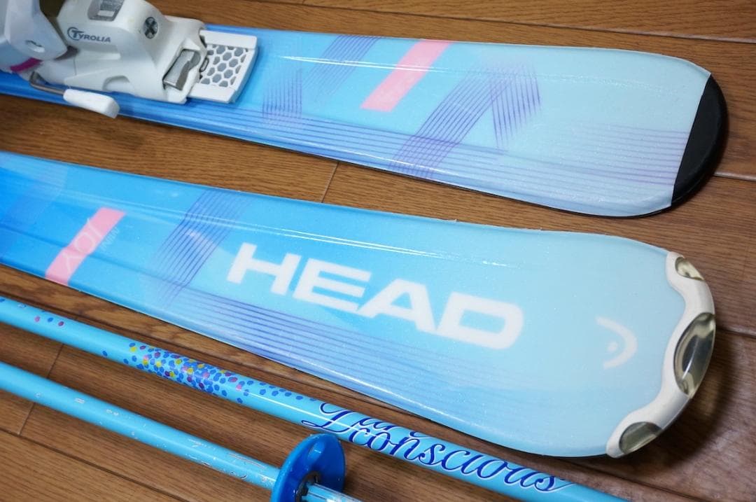 メンテ済 127cm 靴23cm HEAD スキーセット