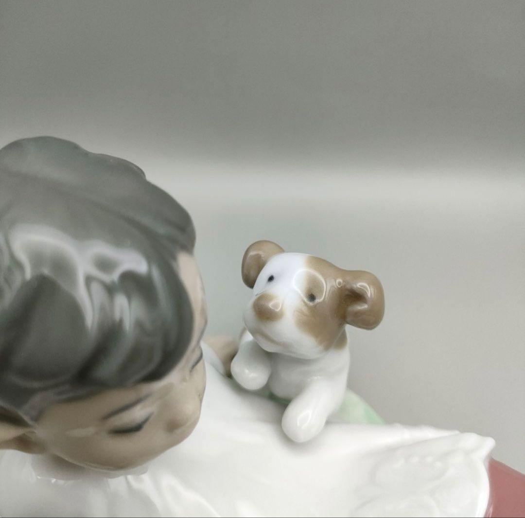 リヤドロ　ゆっくりとした時間　5988　Taking Time　少年　犬