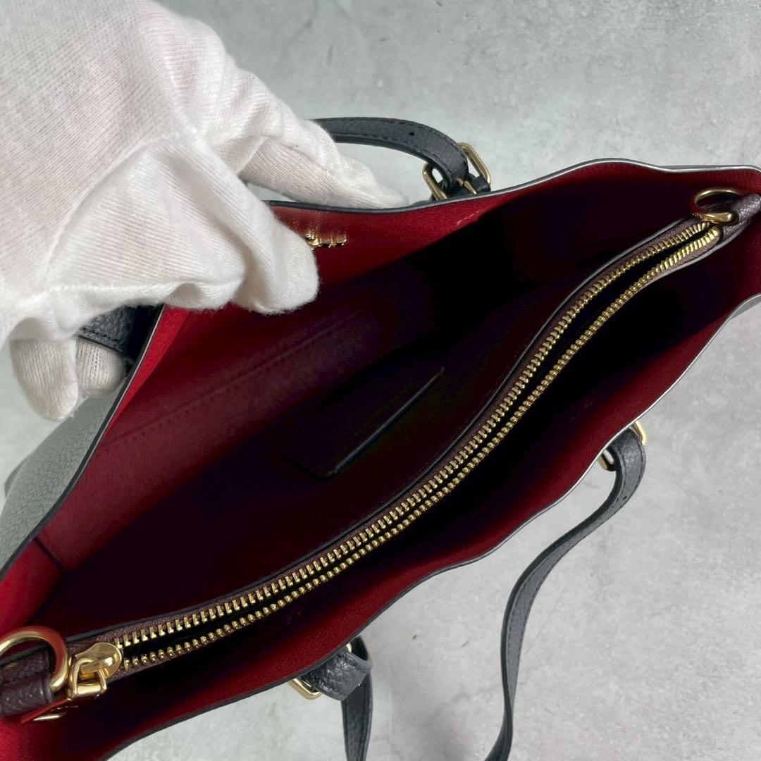 ✨極美品✨コーチ　モリー　トート　2way クロスボディ　レザー　ブラック