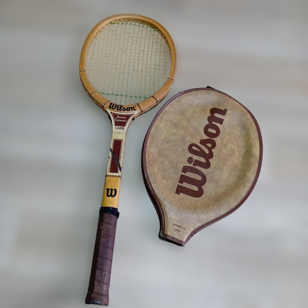 Wilson ウィルソン　ヴィンテージ　USA製 jimmy connors