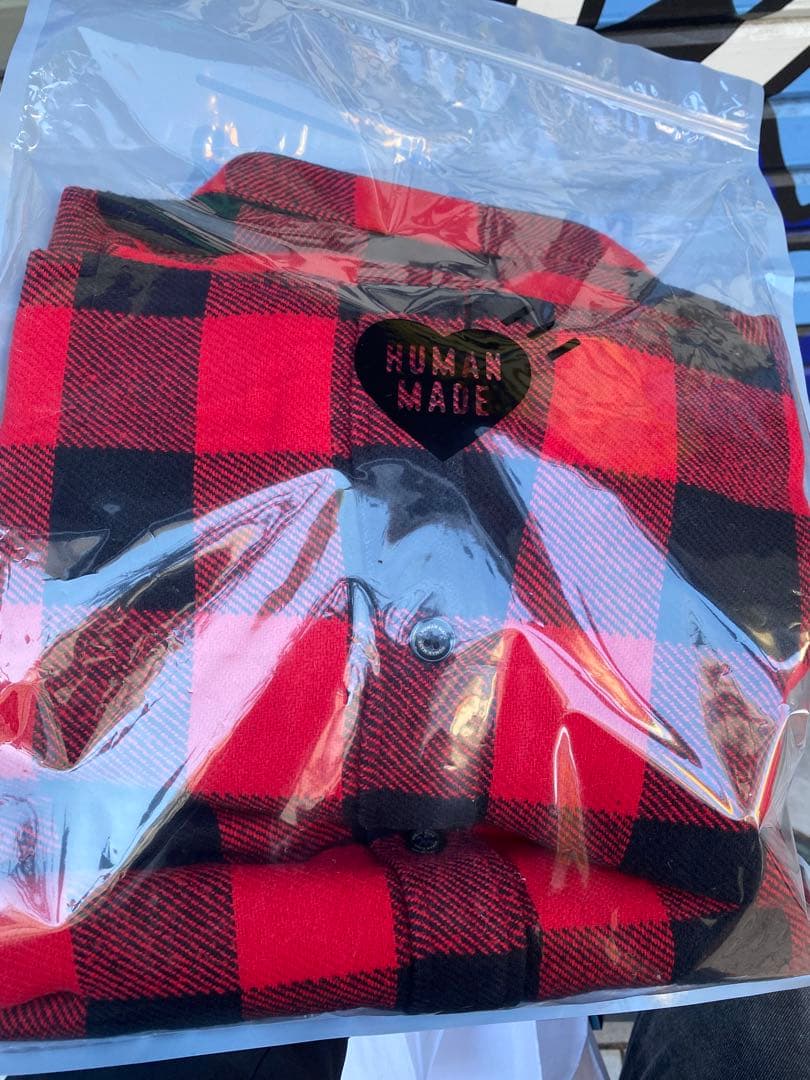 トップス HUMAN MADE Check Shirt \"Red\" L