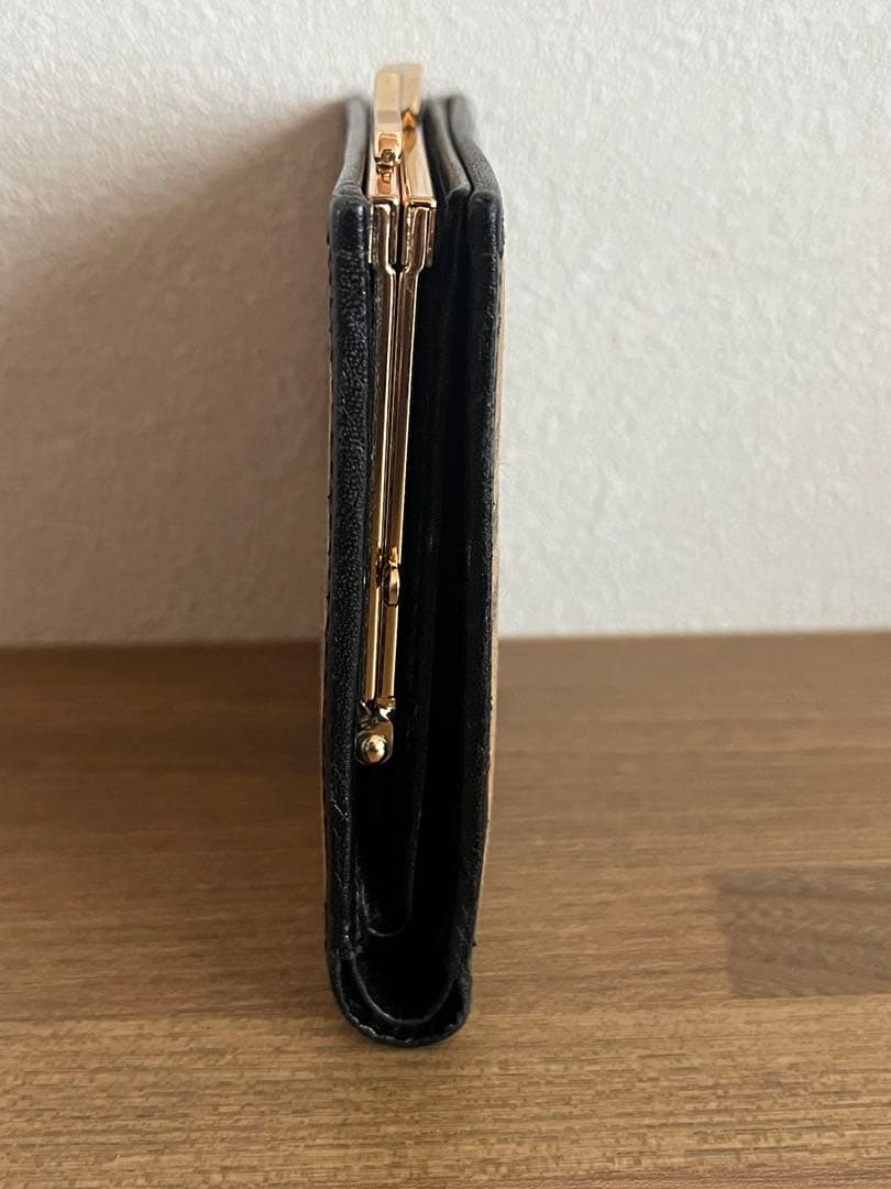 Burberry バーバリー ノバチェック 折財布 キャンバス レザー がま口