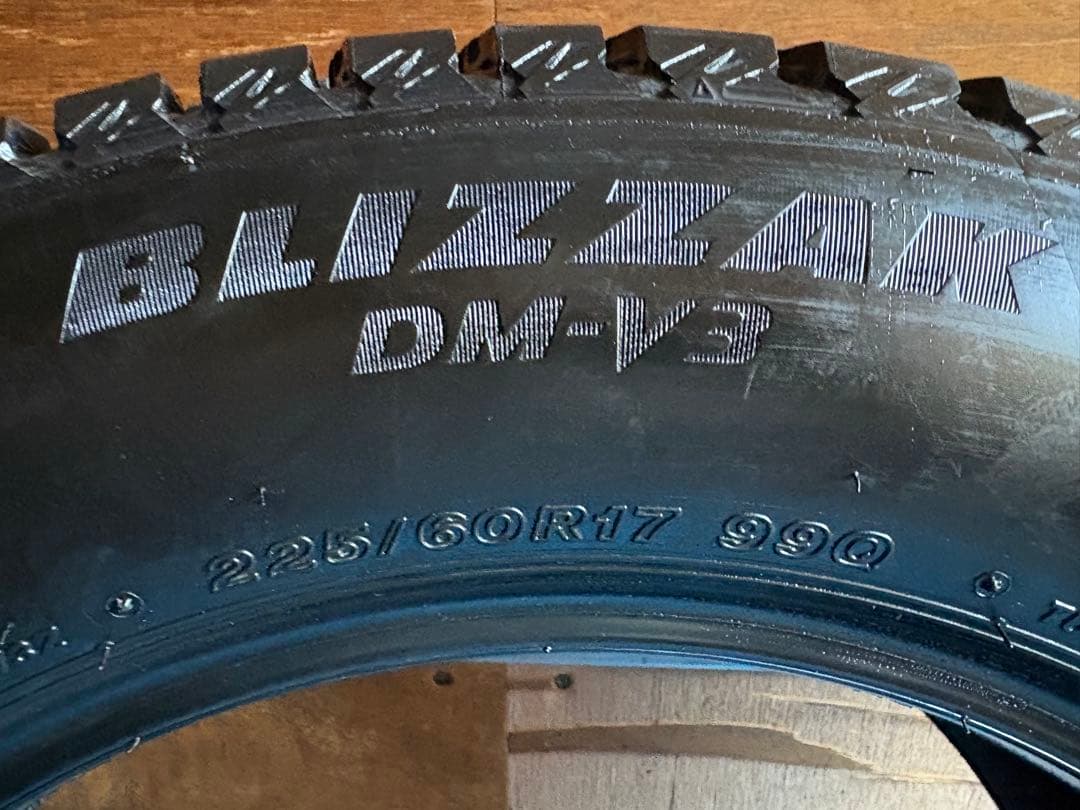 2019年 ブリヂストン DM-V3 225/60R17 4本セット