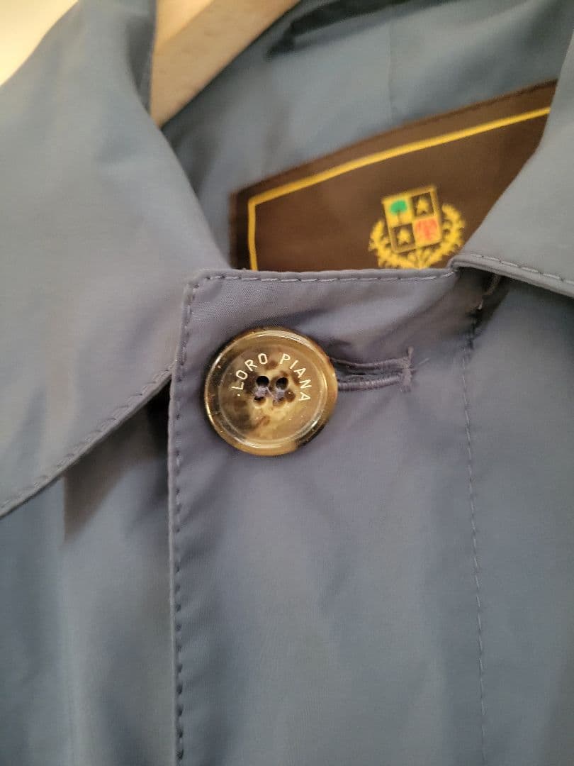 美品 Loro Piana ナイロン トレンチコート 46/M レインコート