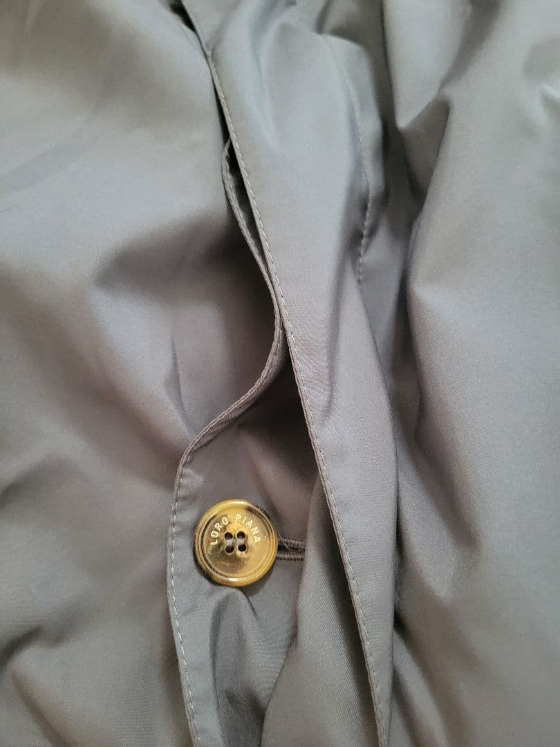 美品 Loro Piana ナイロン トレンチコート 46/M レインコート