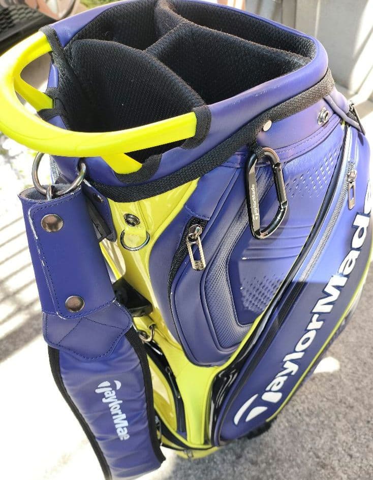 TaylorMade キャディバッグ 青/黄色