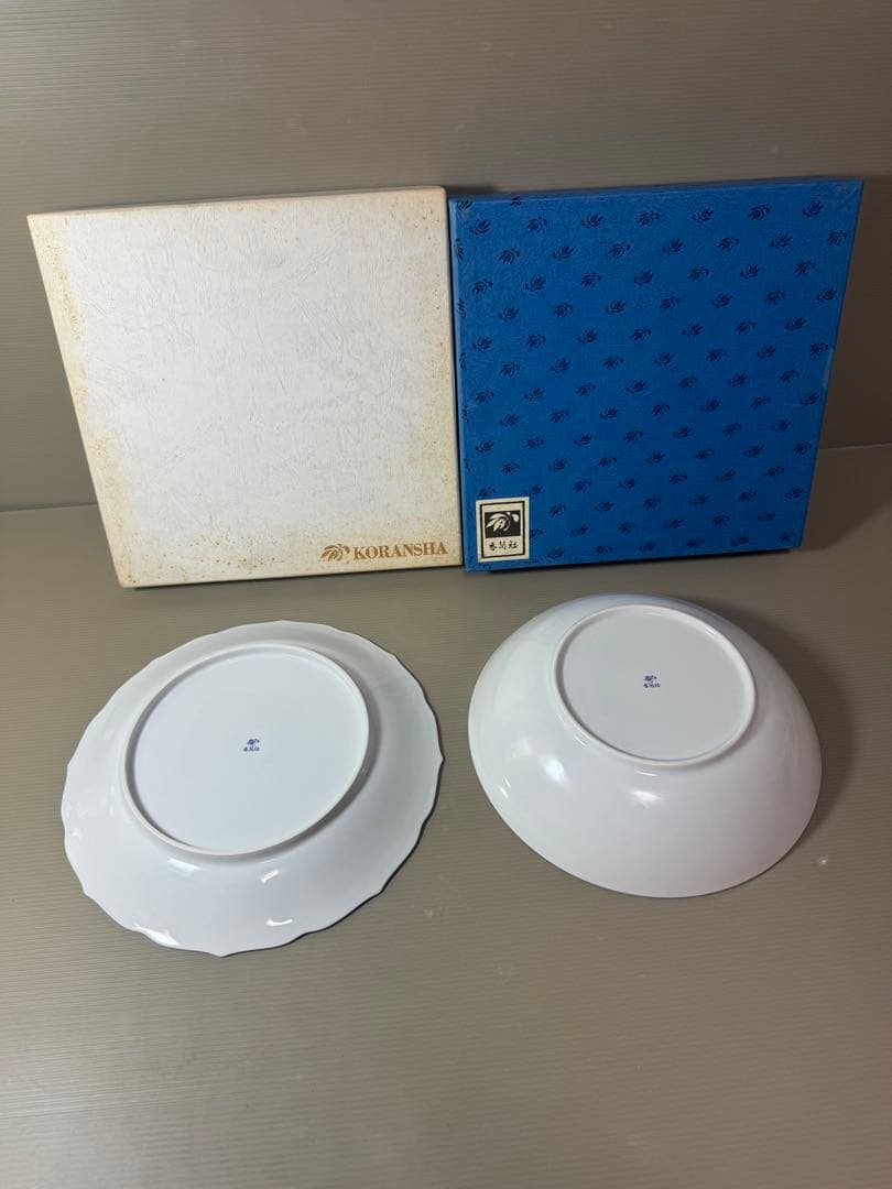 2850 香蘭社　皿1客　鉢1客　未使用