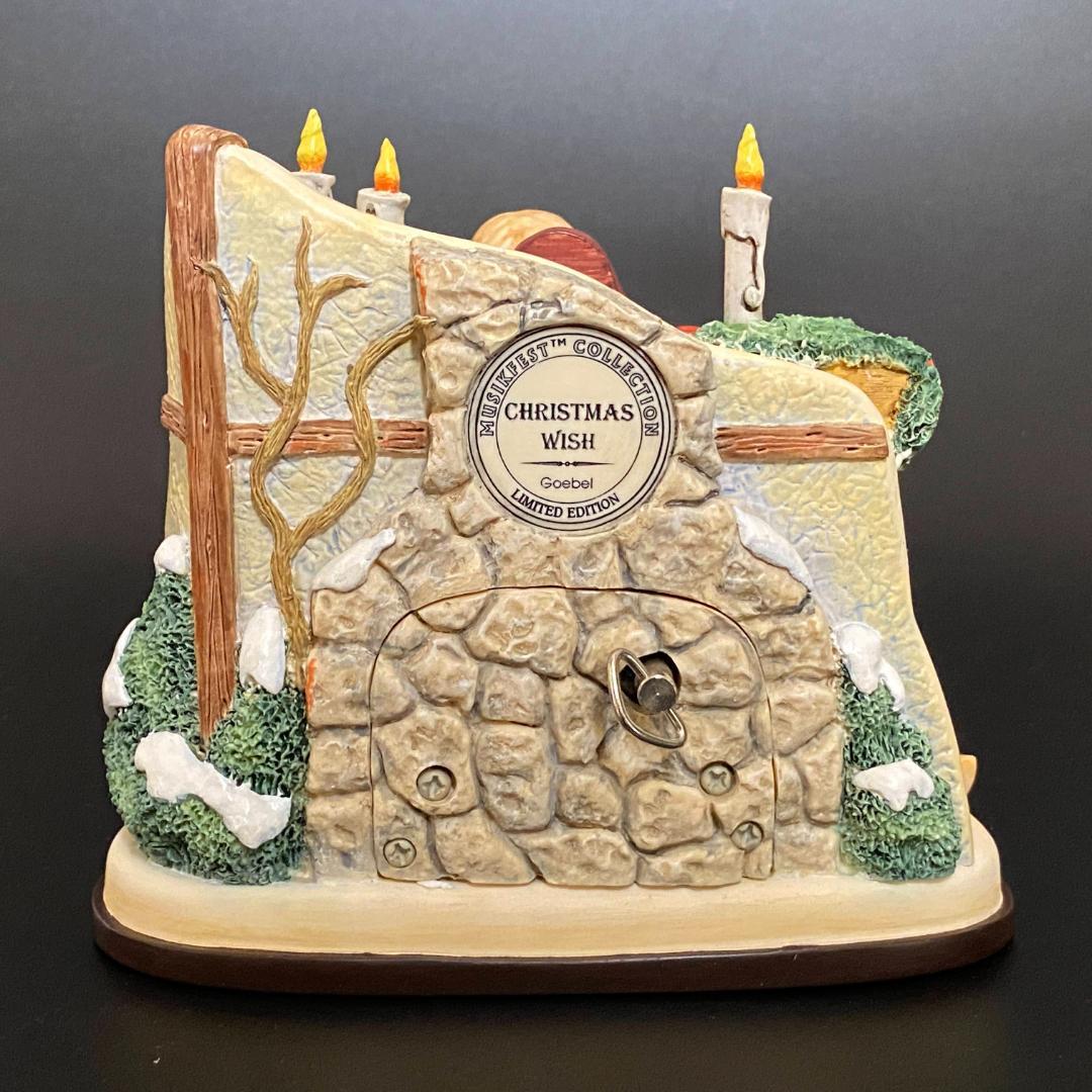 【美品】フンメル人形★Christmas Wish Music Box 1999