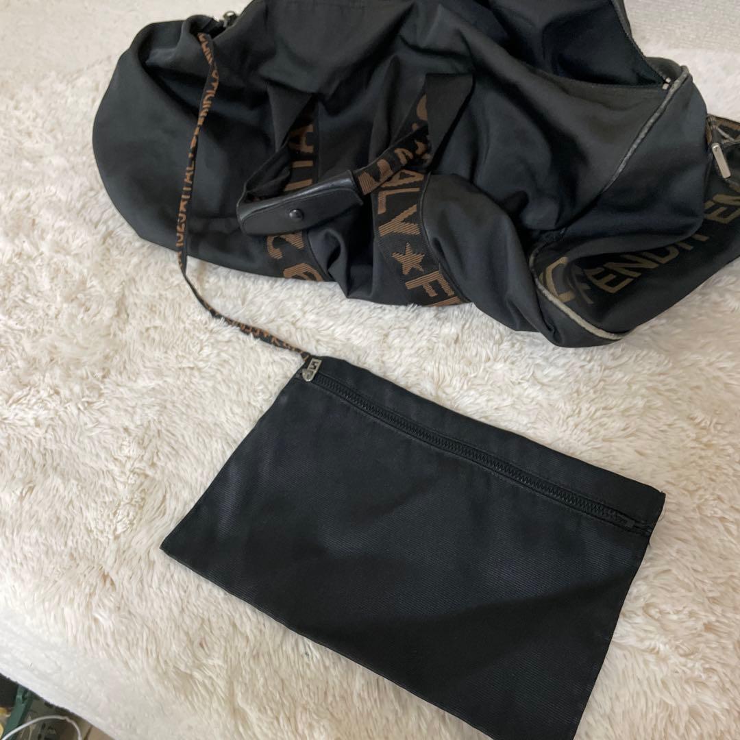 ビンテージ FENDI ボストンバッグ オールド ナイロン 2way