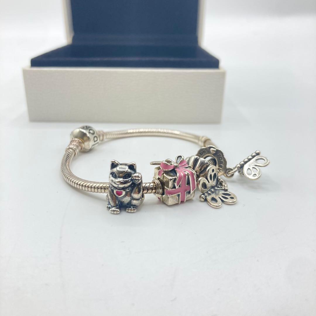 PANDORA パンドラ チャームブレスレット シルバー SV925 チャーム