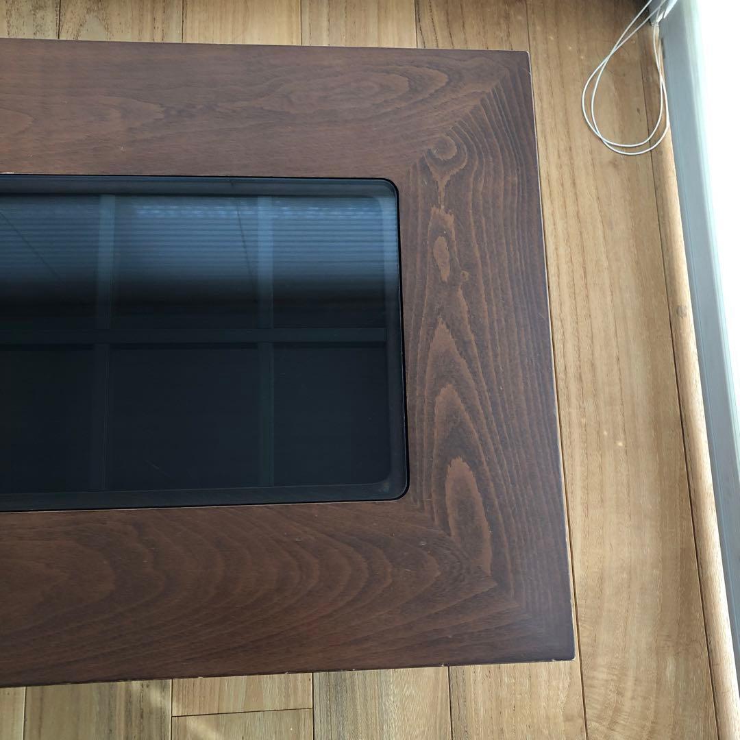 FUJI FURNITURE センターテーブル 木製 ガラス