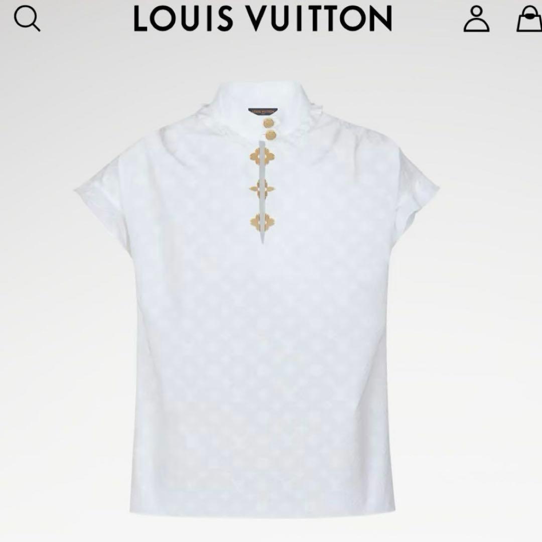 【最終値下げ】LOUIS VUITTON モノグラム ブラウス　ハンガー付き