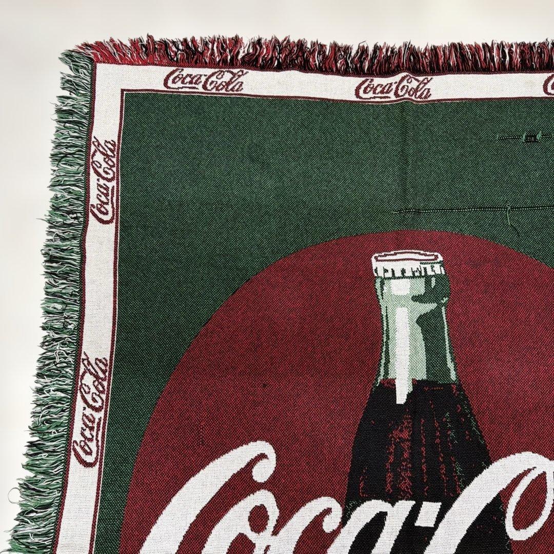 コカコーラ　マルチカバー　ソファカバー　ヴィンテージラグ　180x122