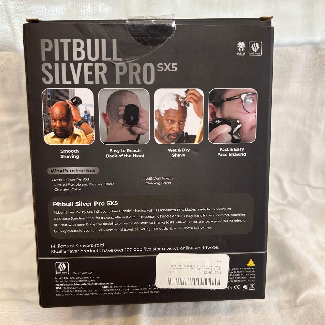 脱毛・除毛 Skull Shaver Pitbull Silver Pro SX5