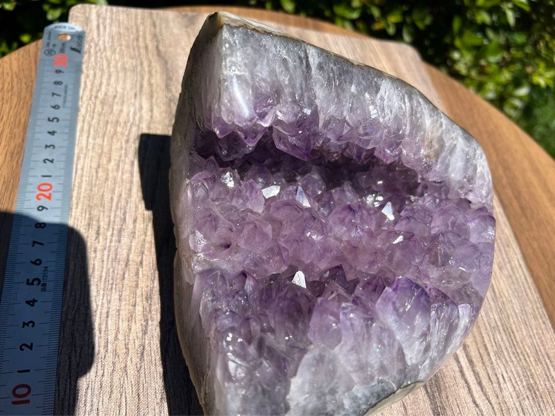 A113 高品質アメジストドーム クラスター ブラジル産パワーストーン
