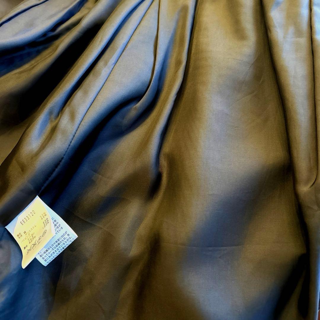 Rene ルネ ドット フィット＆フレア コートワンピース 上品 美シルエット