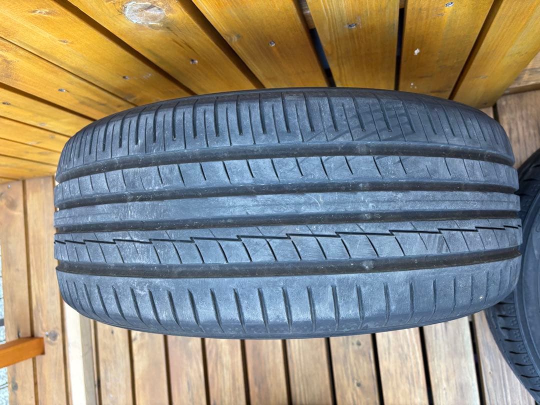 ☆215/45R17中古４本★YOKOHAMA・ブルーアースAE50バリ山４本