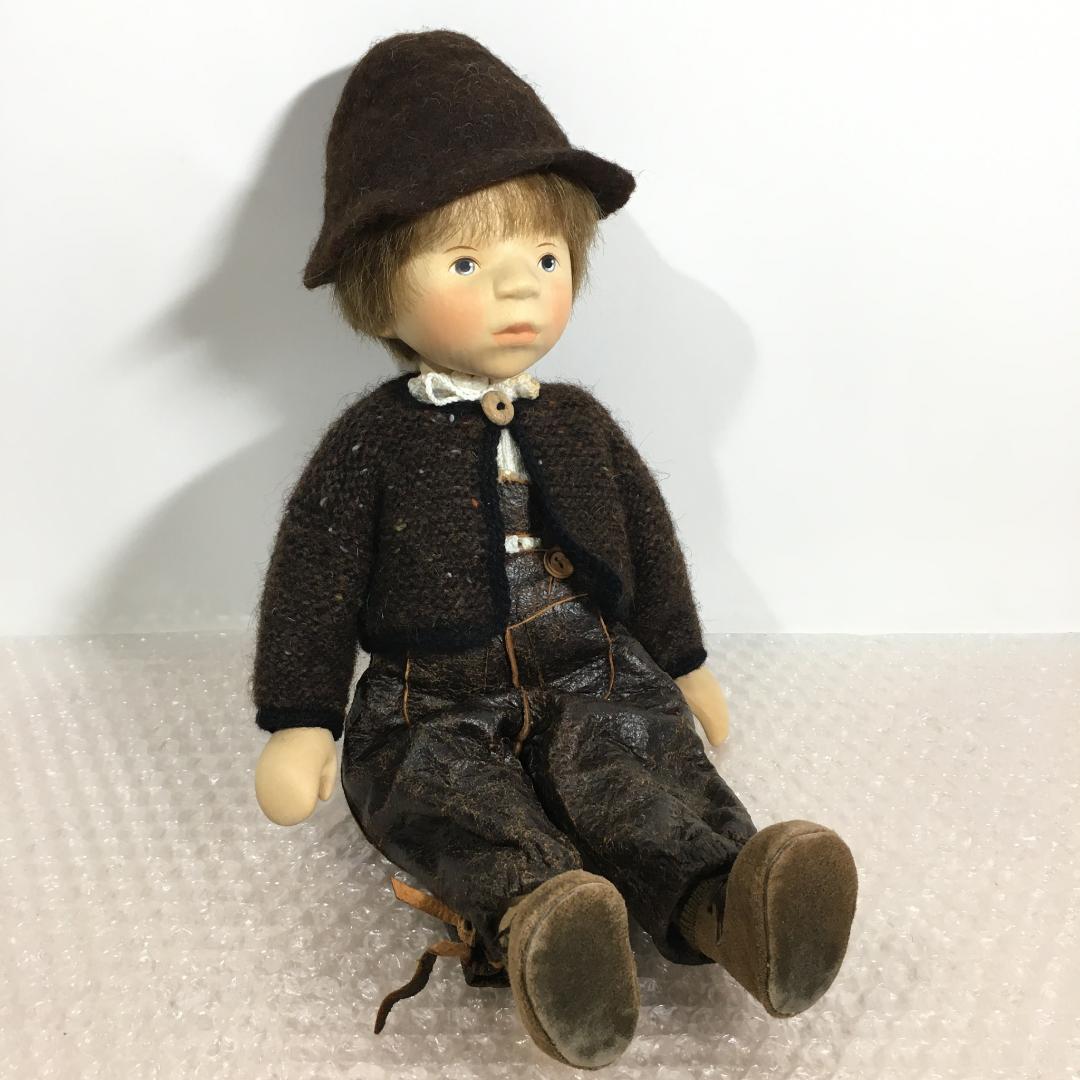 ○[美品] ポングラッツ人形 オールウッド pongratz 木製人形37cm