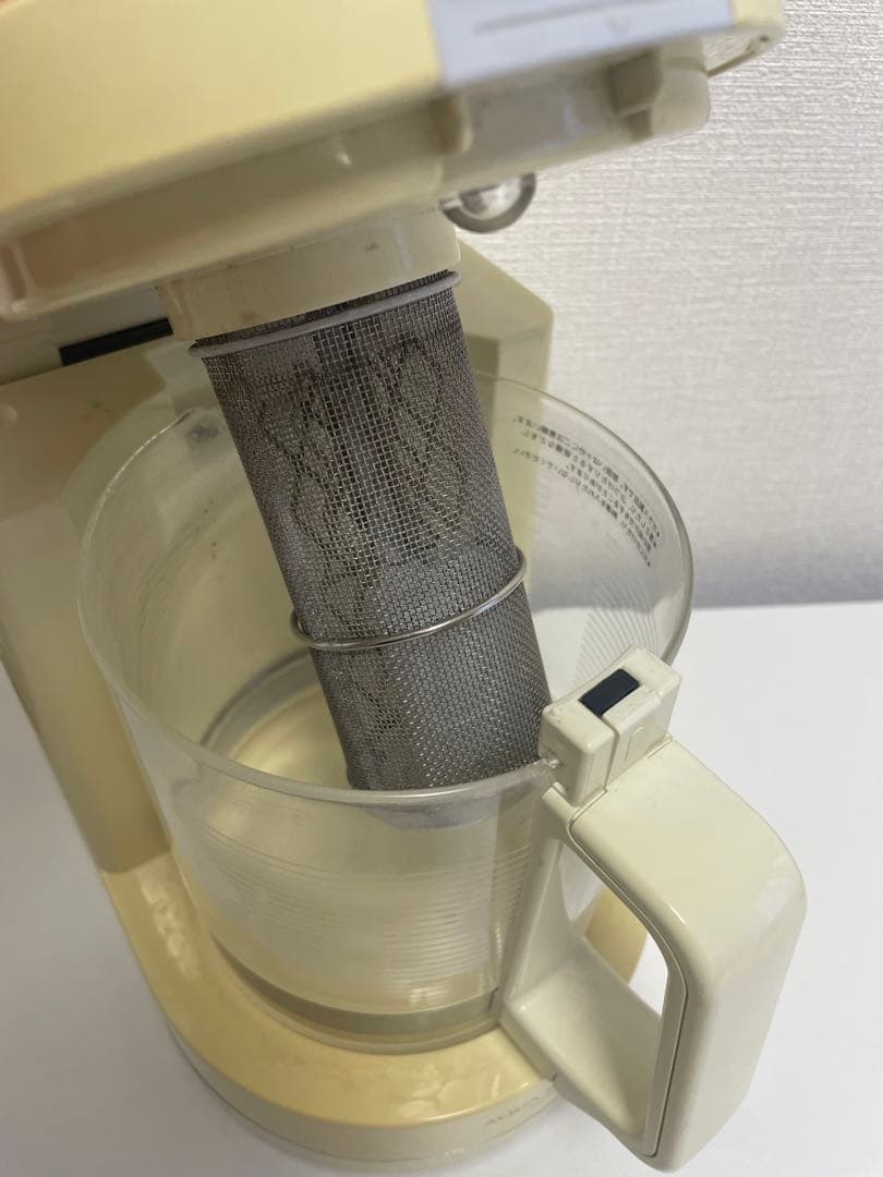 AQUA CLEANER ポット型浄水器 クリーム色 約1.2L