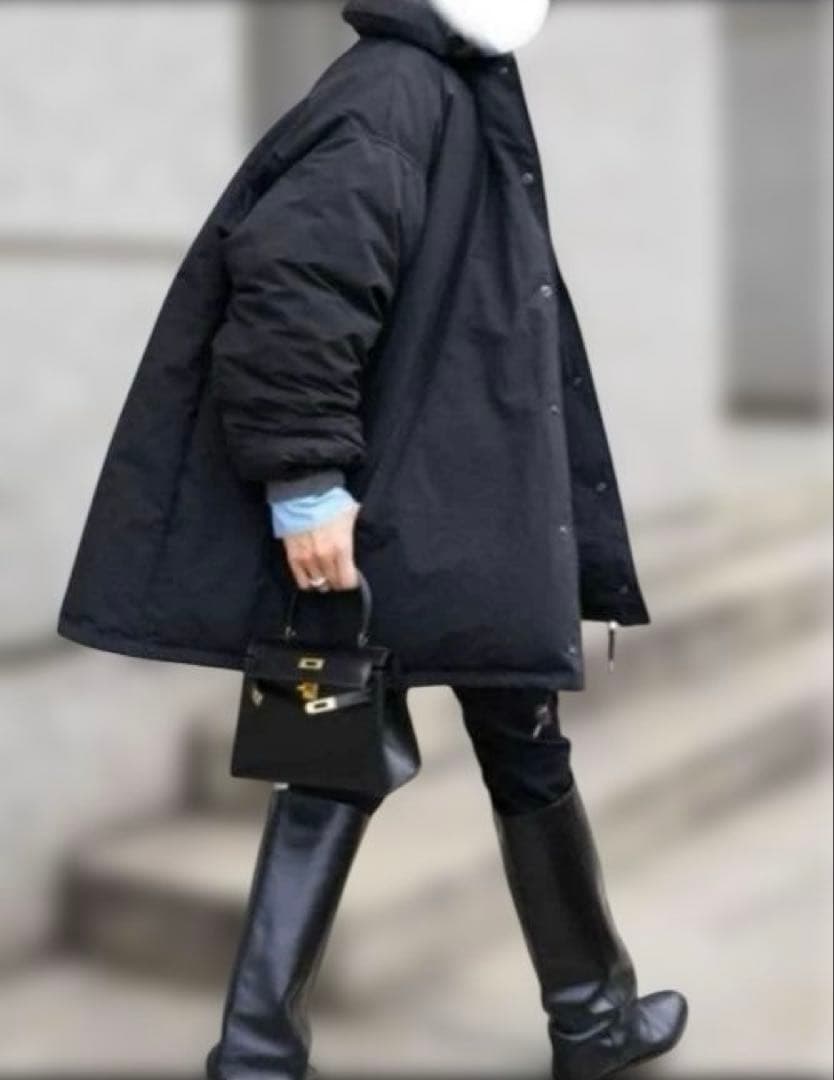 CALUX PUFFER COACH JACKET キャラクス ダウンジャケット