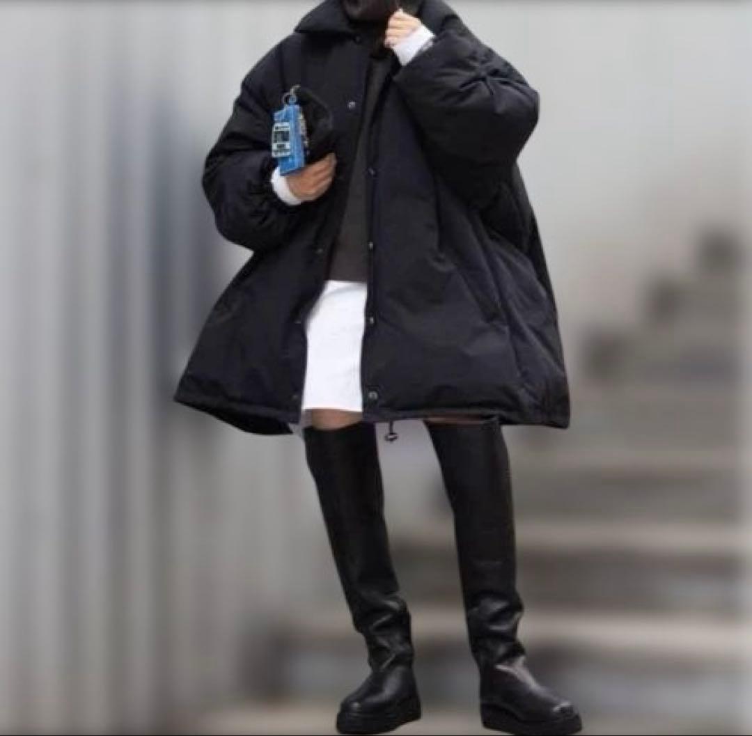 CALUX PUFFER COACH JACKET キャラクス ダウンジャケット