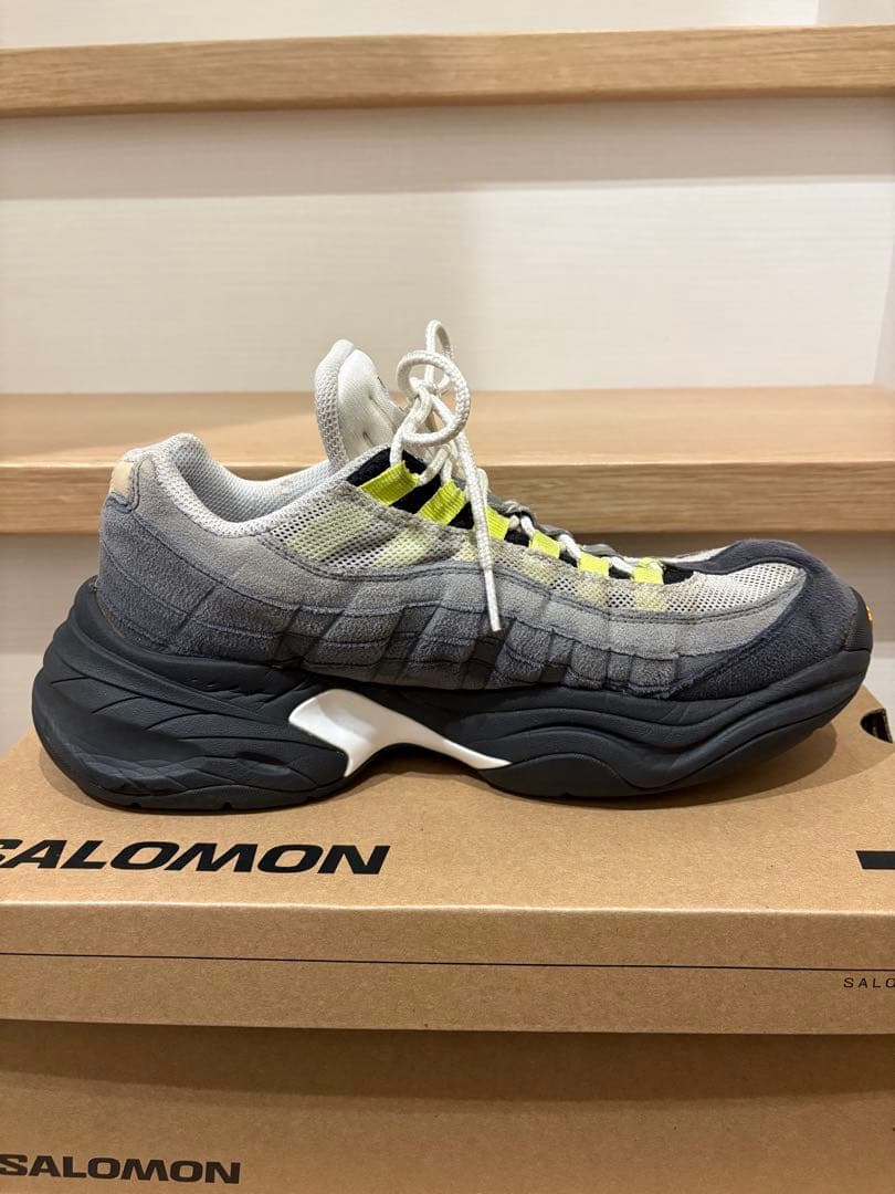 モ*ー様 airmax95 イエローグラデ/ビブラムソール【28.0】
