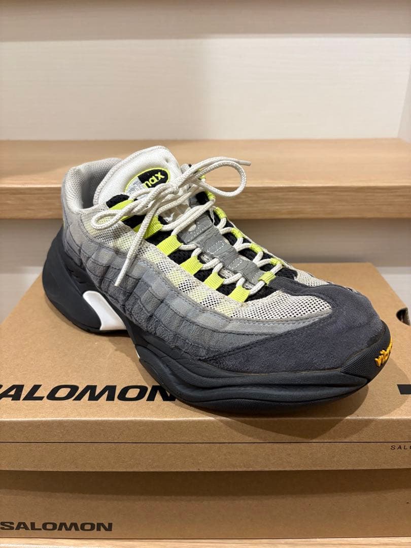 モ*ー様 airmax95 イエローグラデ/ビブラムソール【28.0】