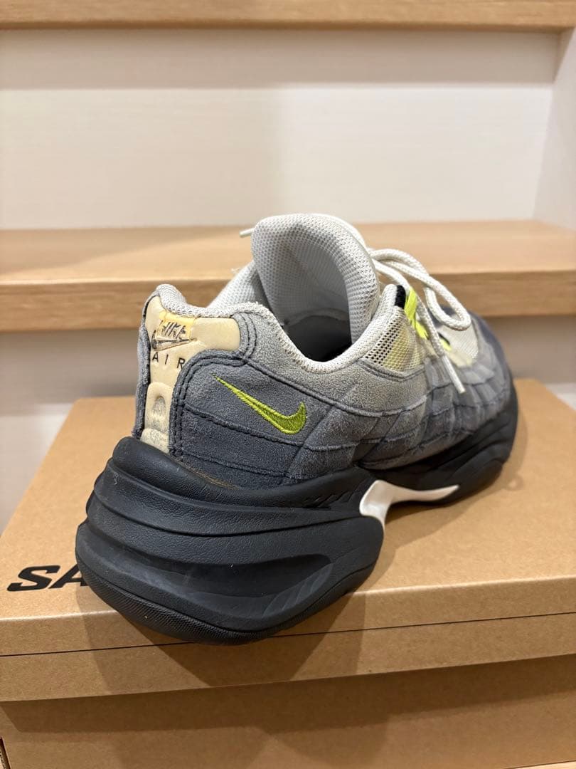モ*ー様 airmax95 イエローグラデ/ビブラムソール【28.0】
