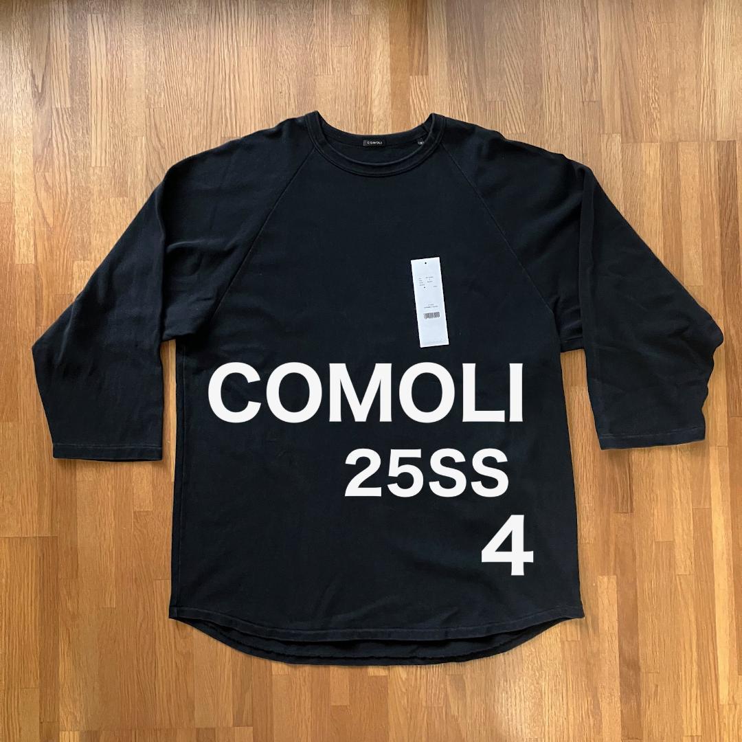 25SS COMOLI（コモリ）コットンジャージ ベースボールTシャツ 4