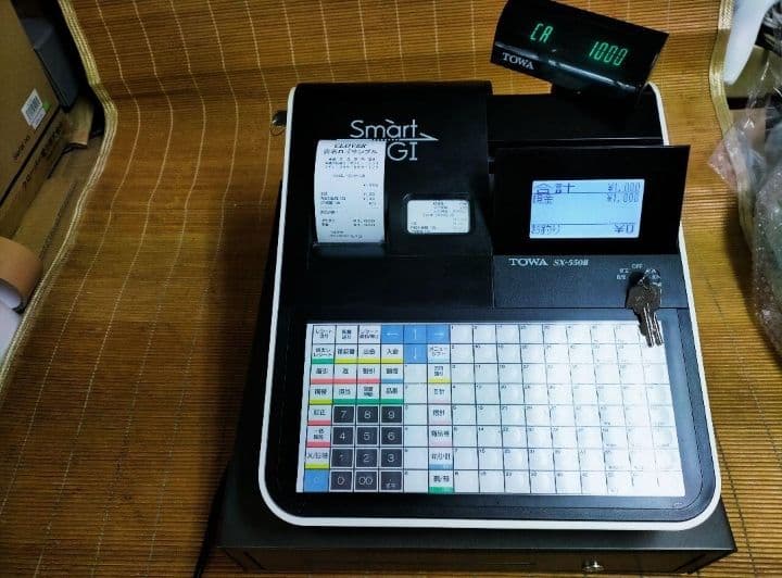 スマートレジスター　SX-550Ⅱ　PC連携売上管理　店名設定無料　166000