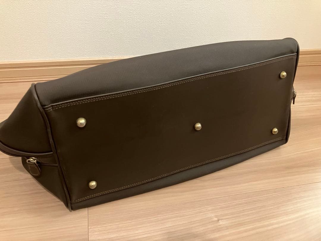 BURBERRY GOLF 大容量 レザー ボストンバッグ ブラウン