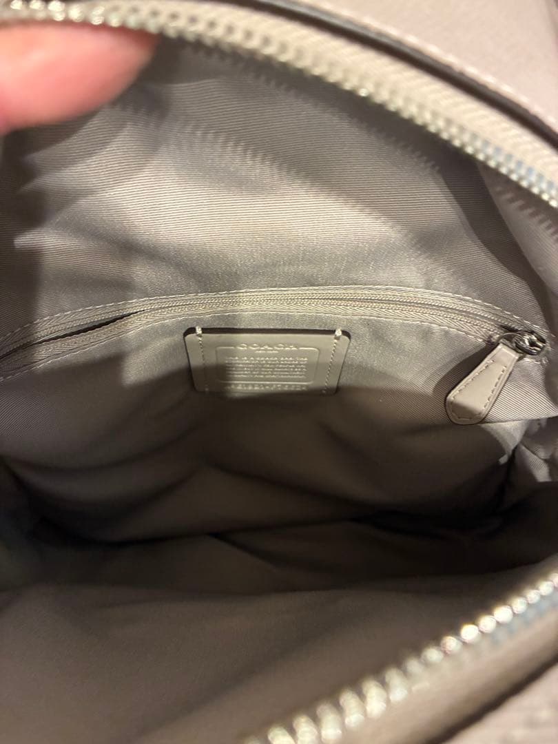 COACH ライトグレー リュック