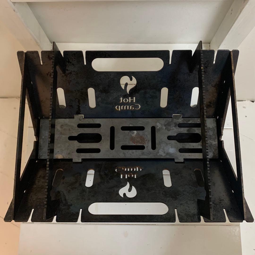 Hot Camp FireBaseS 焚き火台 + 極厚プレート中 2点セット