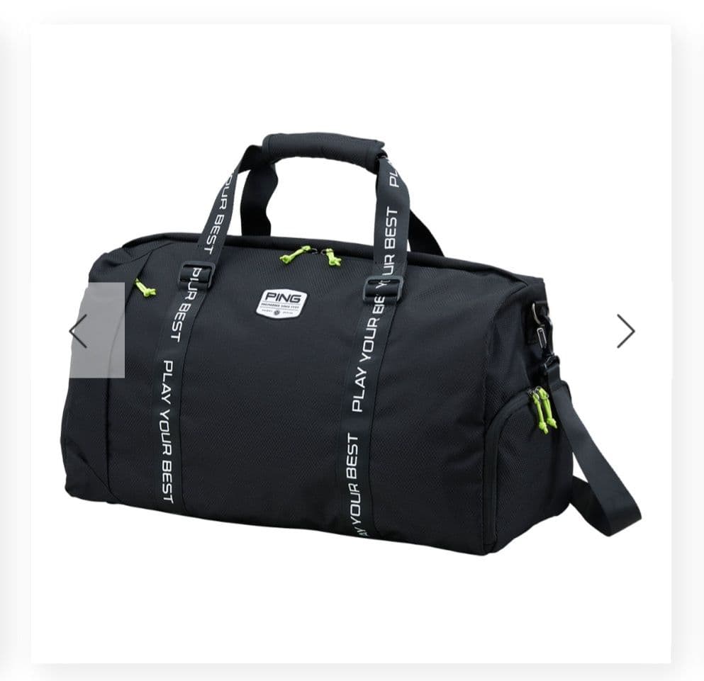 ※値下げしました！※【新品・未使用】PING ゴルフバッグ 黒(ボストンバッグ)